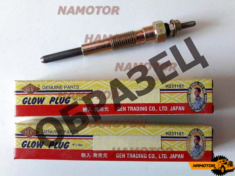 Свеча накаливания  PK-114, K-02,  6008-15-4111  KOMATSU  4D115  22.5V  GEN